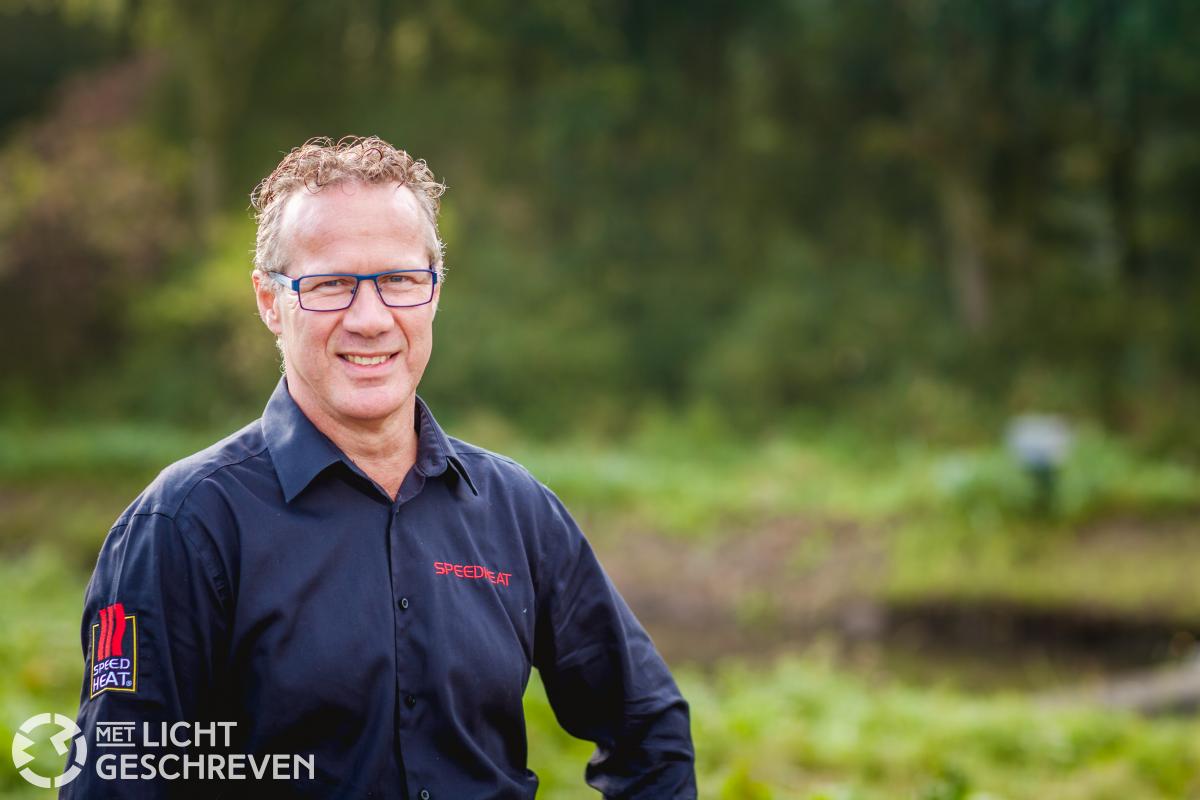 Zakelijke foto van werknemer van Speed heat
