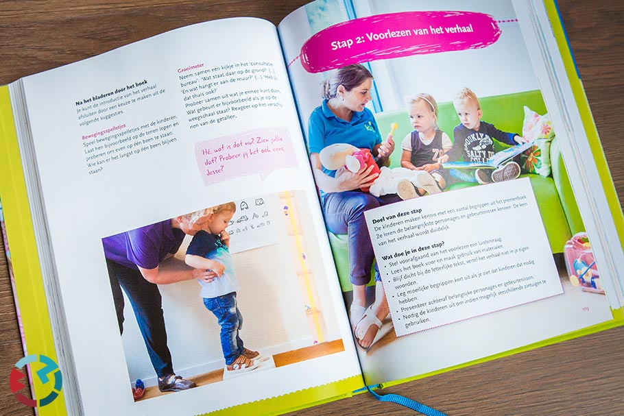 Boek Interactief voorlezen redactionele fotografie