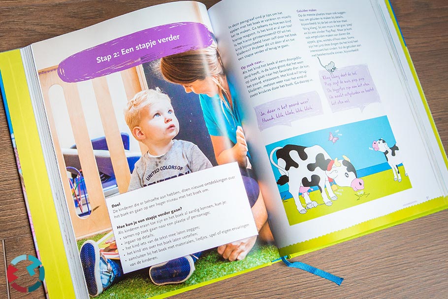 Boek Interactief voorlezen redactionele fotografie