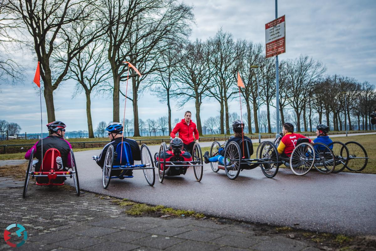 Handbike clinic met Jetze Plat
