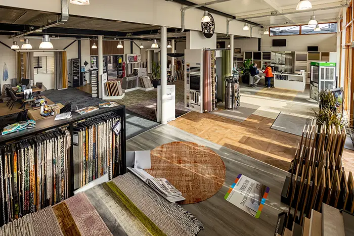 Winkel foto van de Bossche Tapijtschuur in Den Bosch creatief en sfeervol perspectief