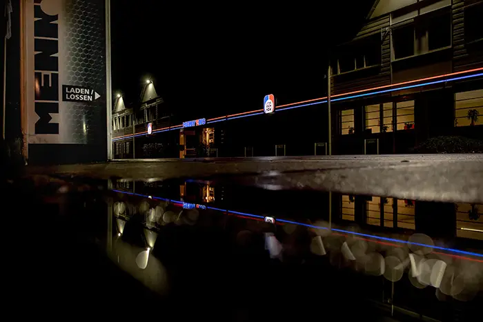 Portfolio foto van lichtreclame bij een bedrijf uit Dongen voor een reclamebureau uit Brabant